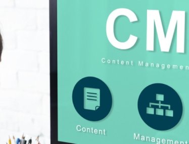 Women looking at computer screen that says CMS - and the title Maximize your Content Management System with Website Customization