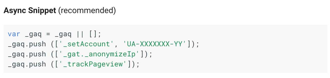 Google Analytics IP Anonymization GA.js.