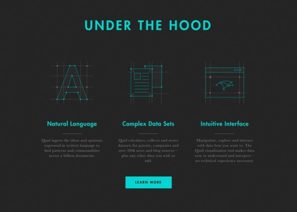 Software Company Websites: Quid Technology.