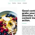 B2B Website Examples: Tapfluence Homepage 2 Product.