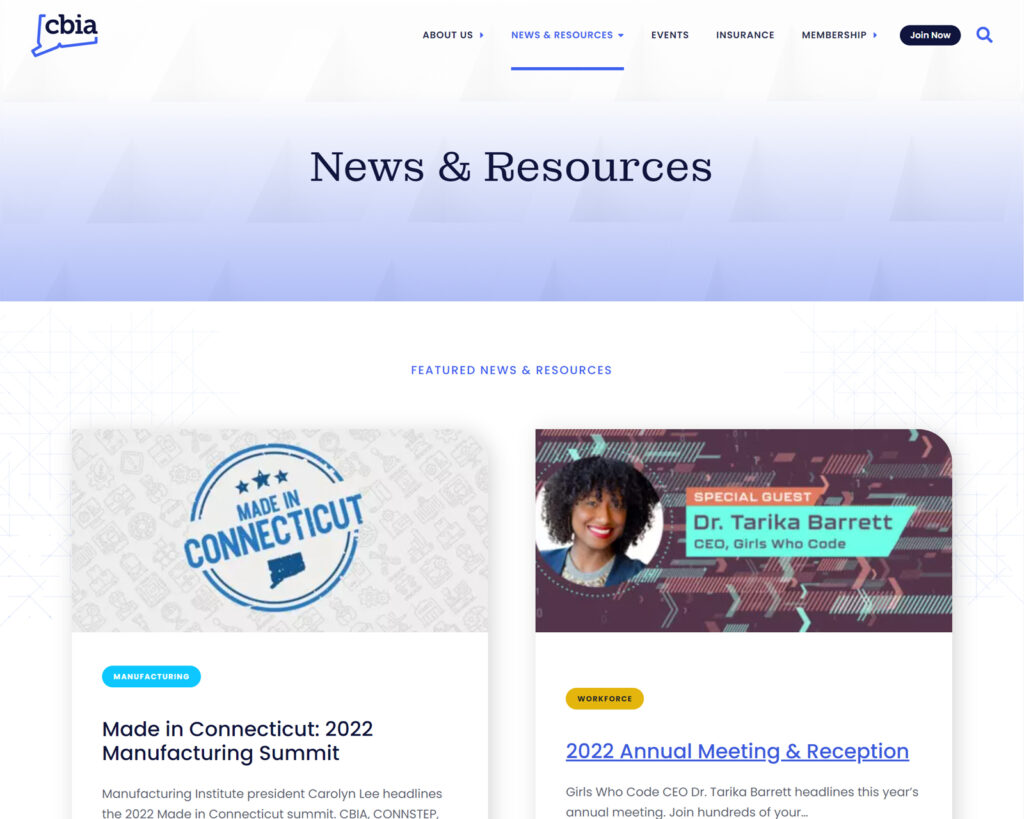 CBIA News Resources Page Image