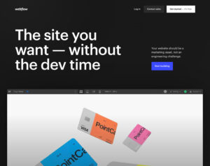 WebFlow is better aimed at web builders with coding and design experience.