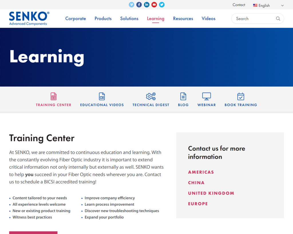 Senko Learning page image