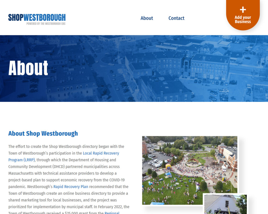 ShopWestborough About page image