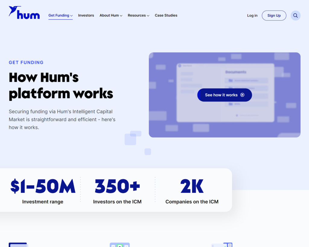 Hum Get Funding Page -- After