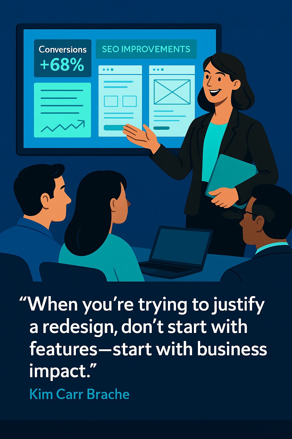 Team Tip from 3 Media Web’s Kim Carr Brache