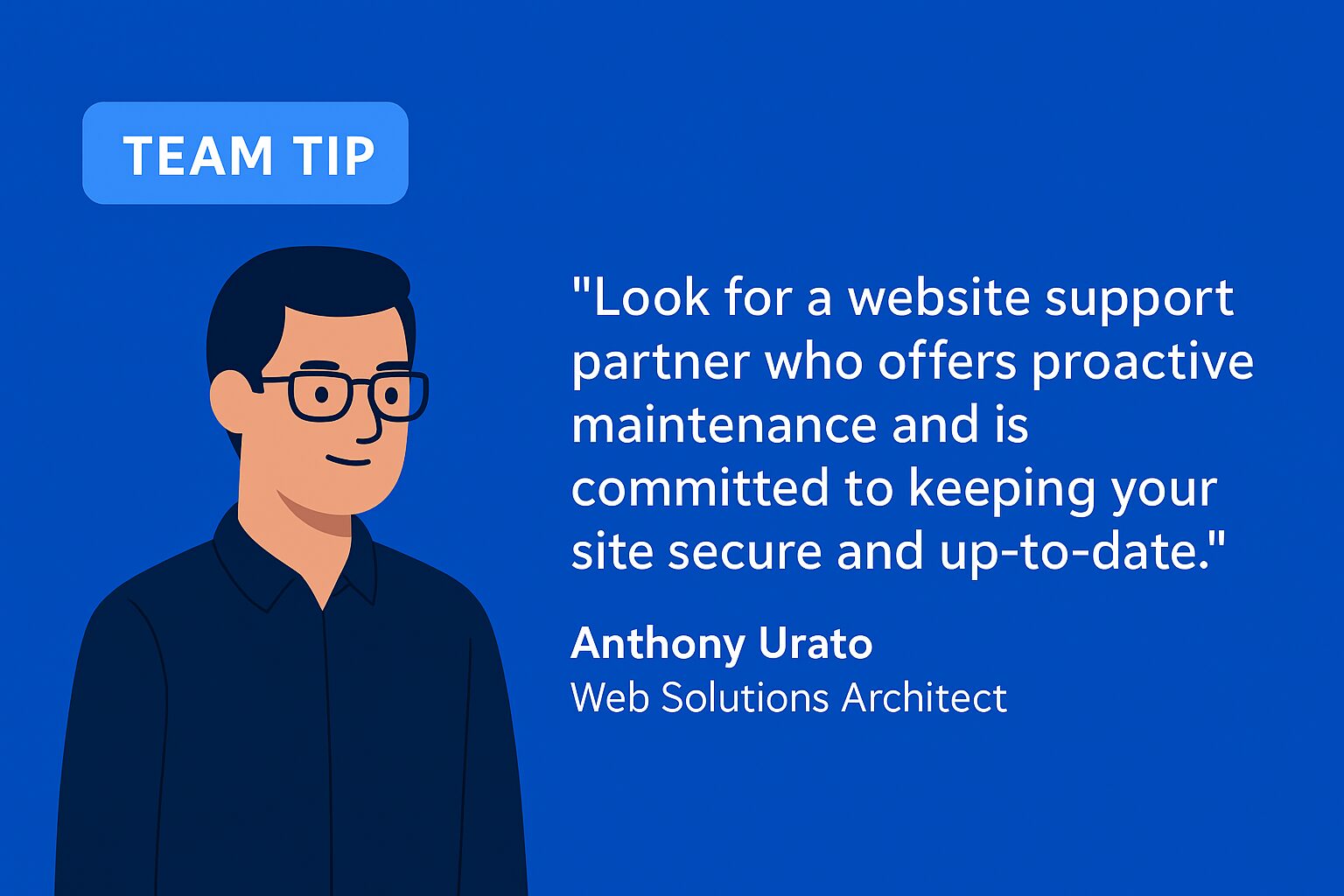 Team tip from Anthony Urato, Web Solutions Architect. 