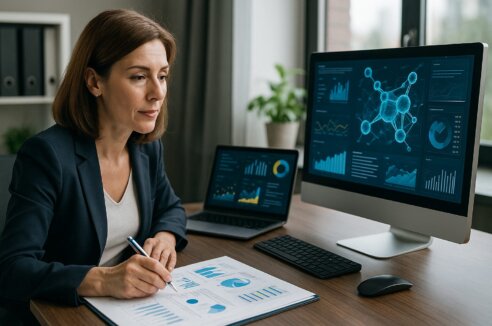 A biotech CMO reviews their website, powered by AI.
