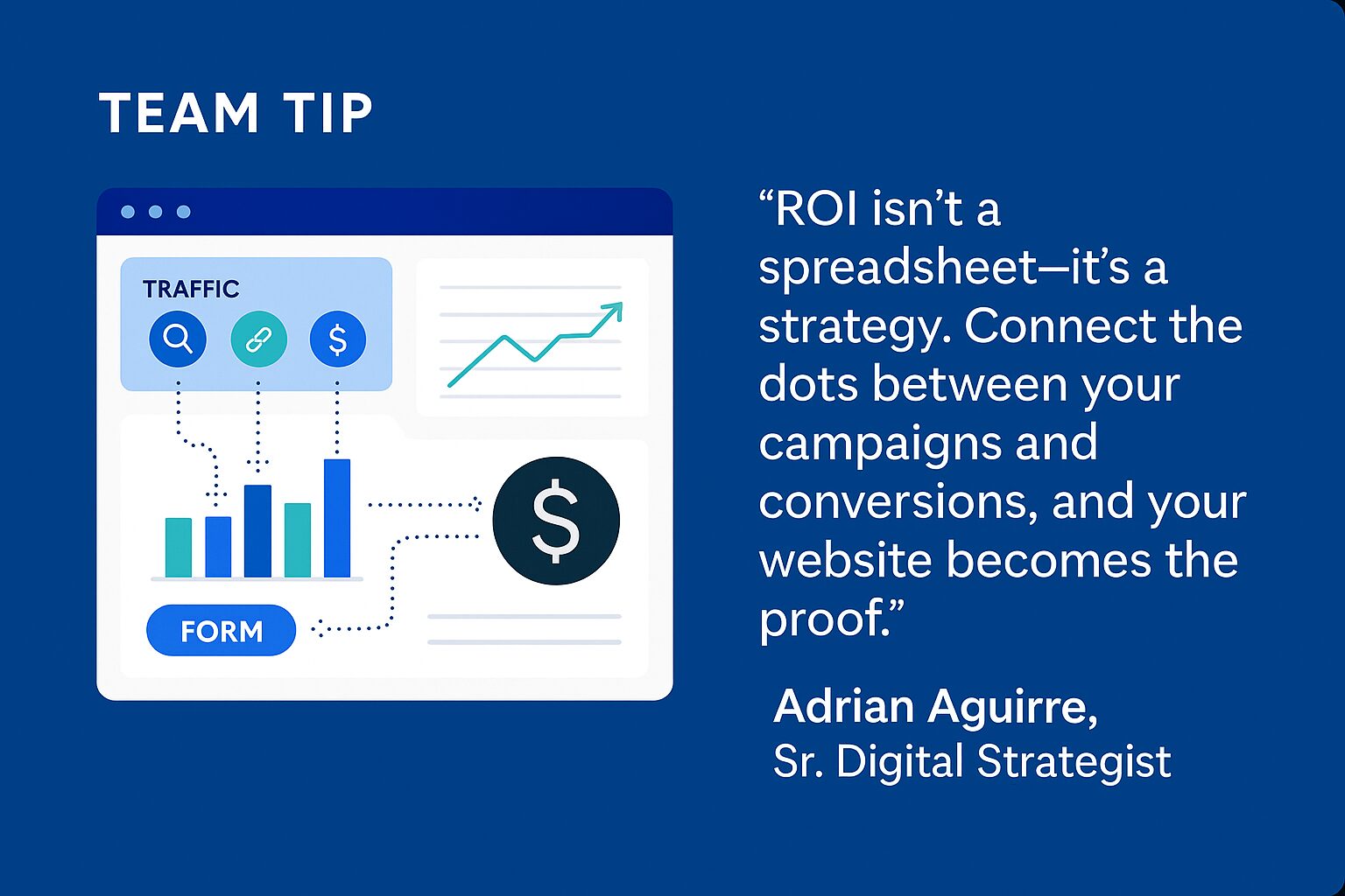 Team Tip from 3 Media Web’s Adrian Aguirre