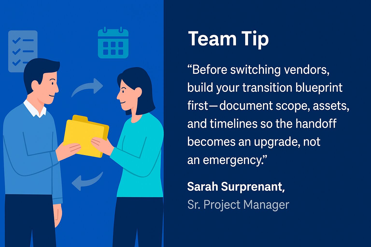 Team Tip from 3 Media Web’s Sarah Surprenant.