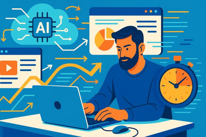 Marketing leader improves website processes with AI.