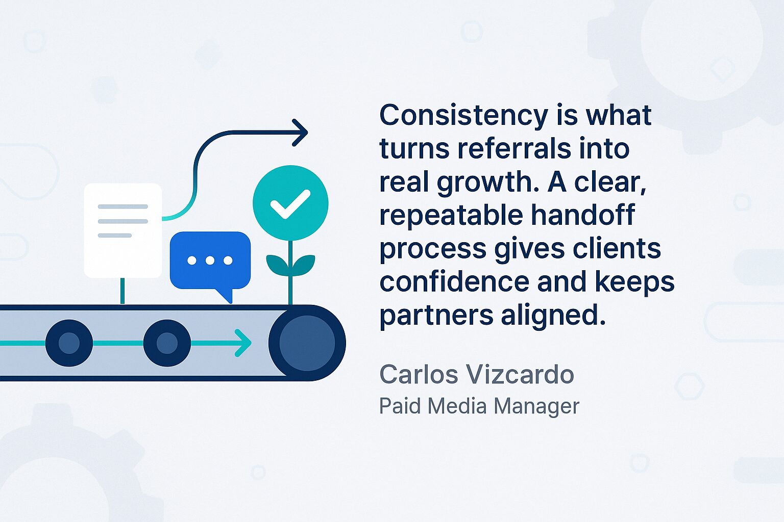 Team Tip from 3 Media Web's partner, Carlos Vizcardo