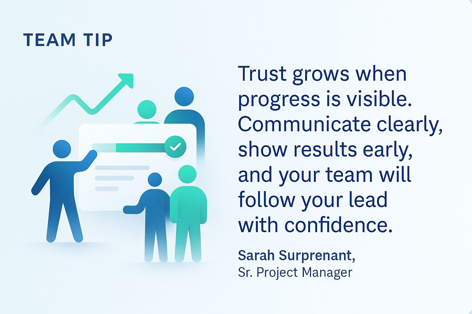 Team Tip from 3 Media Web's Sarah Surprenant