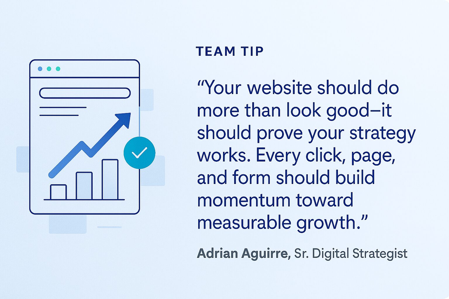 Team Tip from 3 Media Web's Adrian Aguirre
