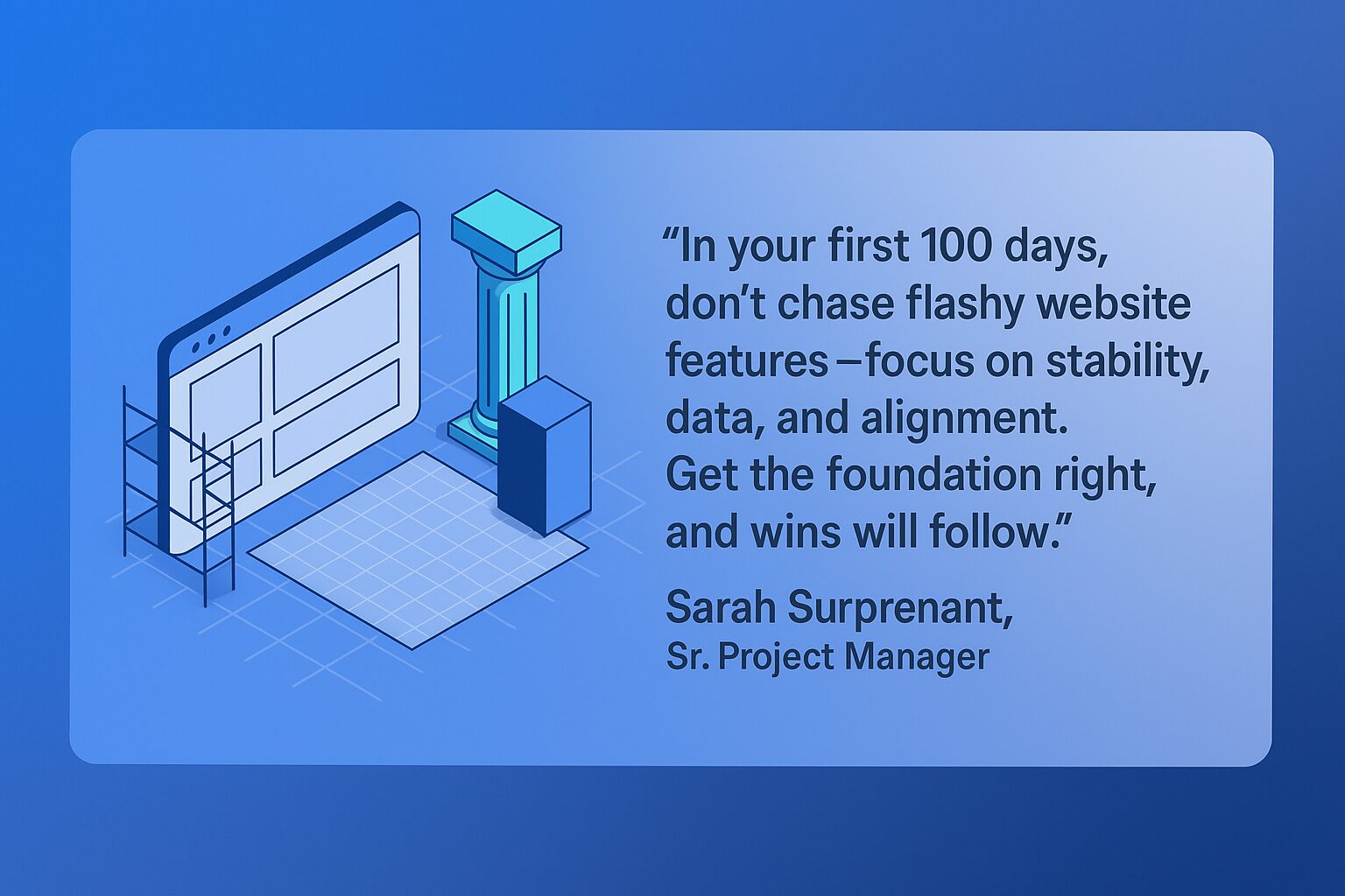 Team Tip from 3 Media Web's Sarah Surprenant
