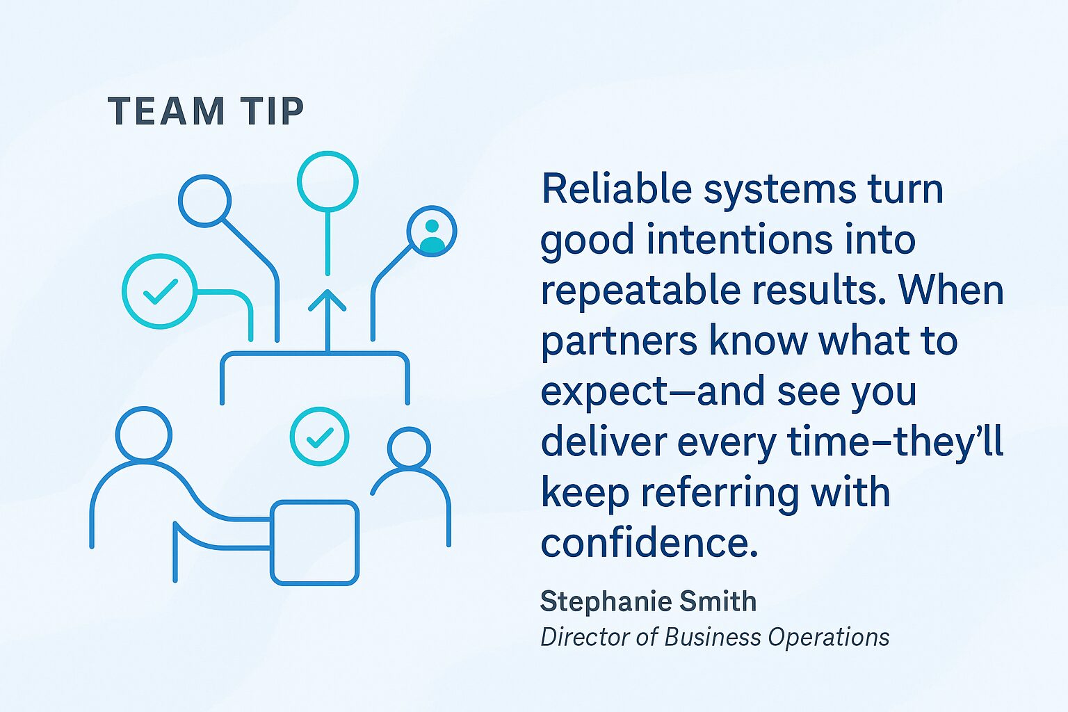 Team Tip from 3 Media Web's Stephanie Smith
