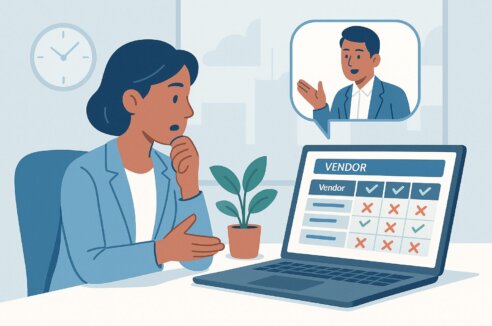 A CMO qualifies a potential new vendor.