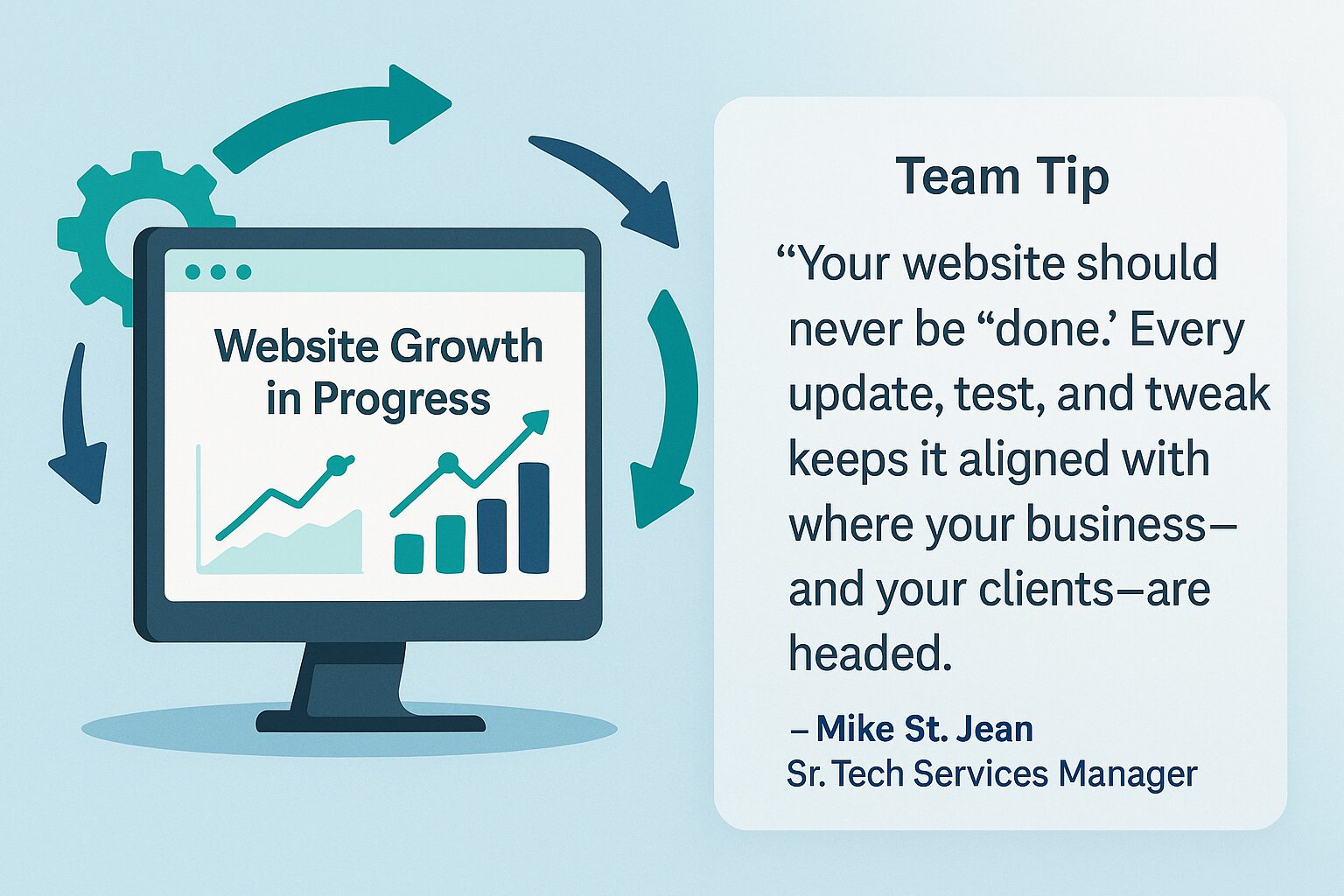 Team Tip from 3 Media Web's Mike St. Jean.