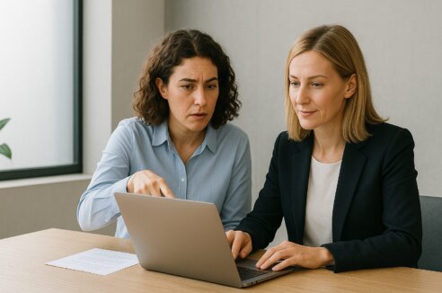 Agency partners discuss their client needs.