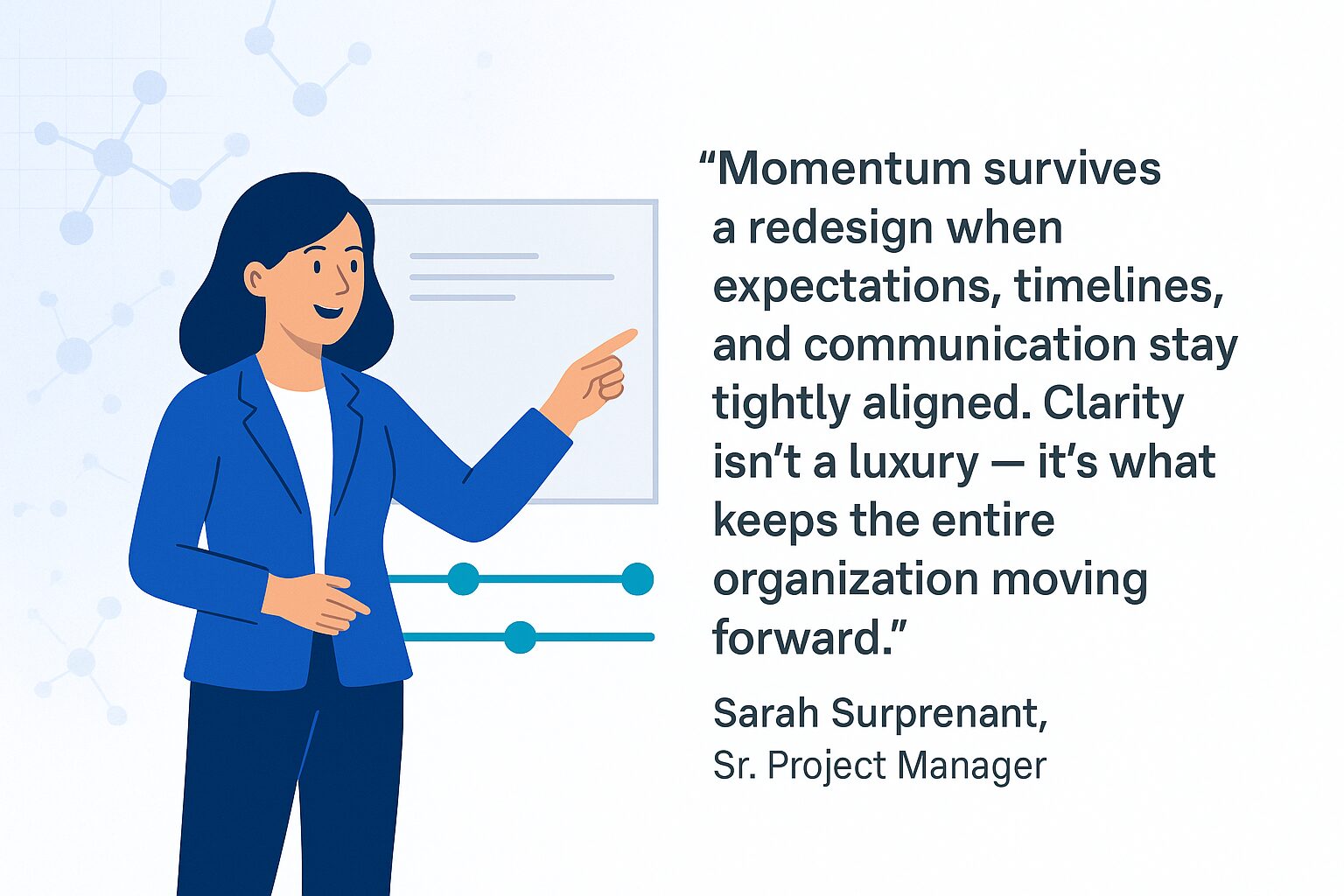 Team Tip from 3 Media Web's Sarah Surprenant