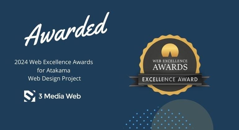 Stephanie Weagle, CMO of Atakama, testimonial praising the website redesign by 3 Media Web