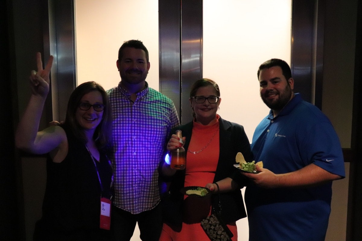 Our team at INBOUND 2018 attending “The Agency Party"