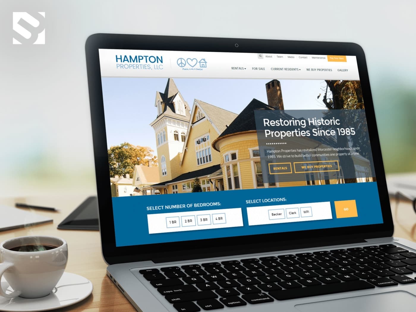 Hampton Properties Gets New Website Design