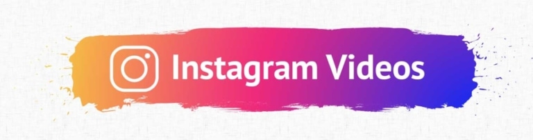 Instagram Video Accessibility Header.