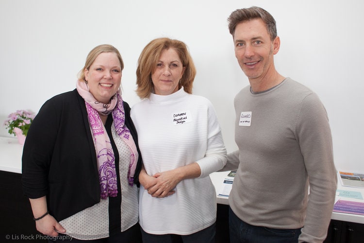 Michelle Mercier (Create Honesty), Doreen Howes (Creative Underground) and Richard Banfield (Out of Office Coworking, Fresh Tilled Soil)