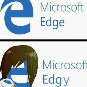 Microsoft Edgy.