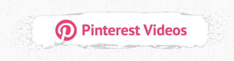 Pinterest Video Accessibility Heading.