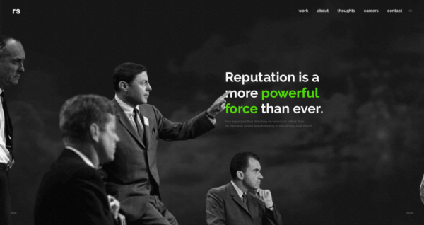 Great B2B Web Designs: Reputation Squad