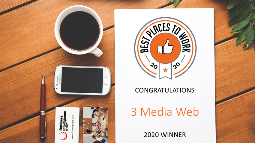 Digital Agency 3 Media Web Named Best Places to Work in Boston 2020