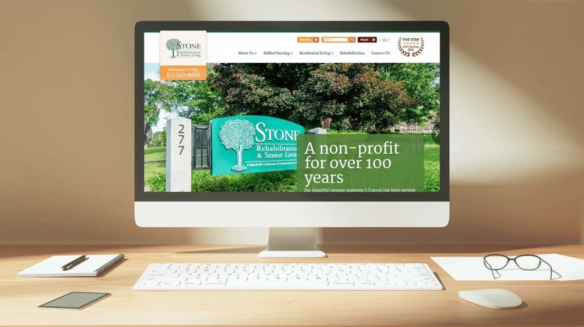 Senior Care Company Site Launch: Stone Rehabilitation