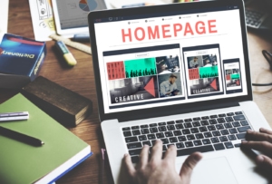 The visual elements of web design require your homepage to stand out. 