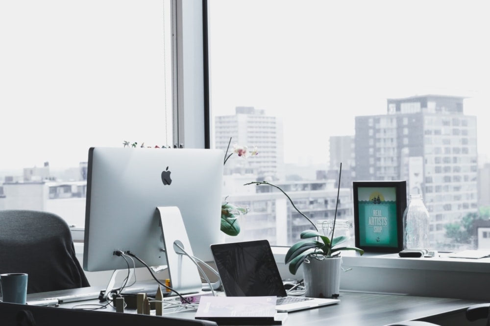 office with computer on desk