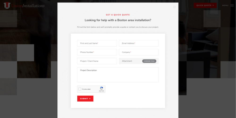 quick quote tool